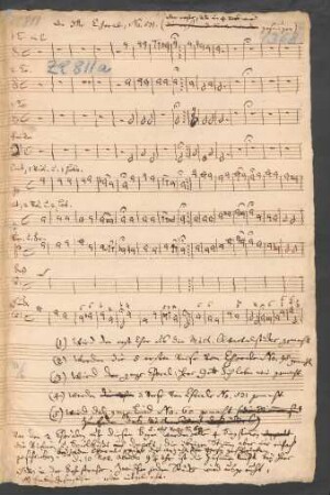 [Partitur:] Du meine Seele singe; a; BR-CPEB. F|u 79