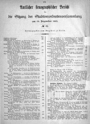 No. 32, 19. Dezember 1912
