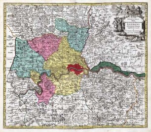 Delineatio ac finitima Regio Magnae Brittaniae Metropoleos Londini
