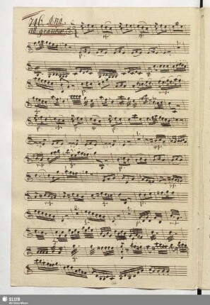 746. Aria: Bella Lenina cara carina / Fischietti, D.