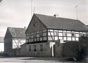 Fachwerkhaus in Räckelwitz : Bauwesen - Exterieur. Ort: Worklecy / Räckelwitz. Fachwerkhaus