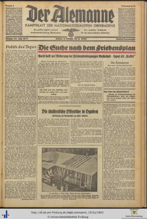 26.10.1935 (Samstag-Morgenausgabe)