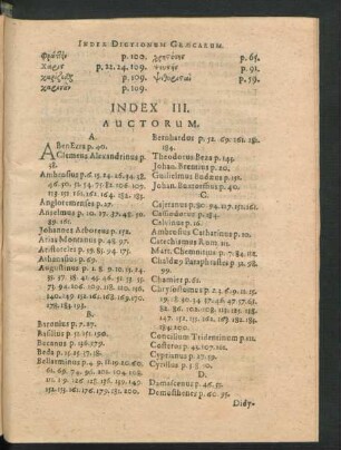 Index III. Auctorum.