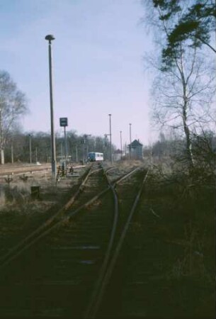Altes Lager Schienenbus 772 142