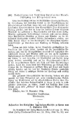 Betheiligung des kirchlichen Amtes an der Beaufsichtigung der Pflegebefohlenen : [V. Elementarschulwesen]
