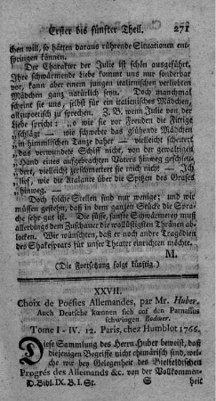 Choix de poésies Allemandes. Tom.1-4.