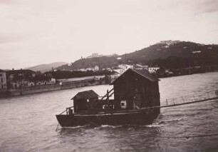 Verona (Italien), Etsch mit Schiffsmühle