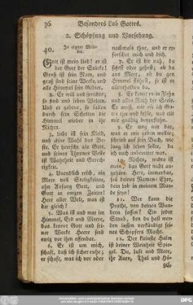 2. Schöpfung und Vorsehung.