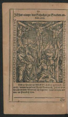 39. Jesus nimpt den Schecher zu Gnaden an.