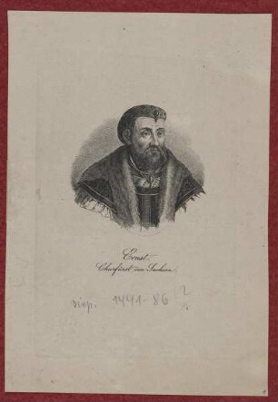 Bildnis des Ernst von Sachsen