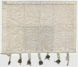 Erbteilung der Kinder und Enkel der verstorbenen Cecilia Töbings, Ehefrau des Bartolt Lafferdes.