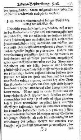 §. 28. Von der erleuchtung des heiligen Geistes bey lesung der heil. Schrifft