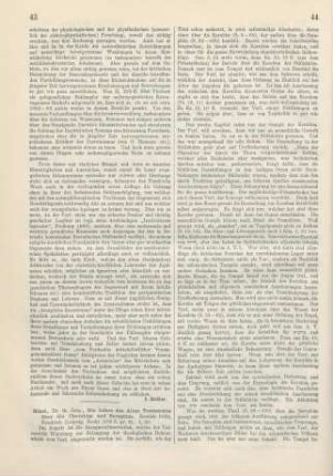 43-45 [Rezension] Nikel, Johannes, Die Lehre des Alten Testamentes über die Cherubim und Seraphim