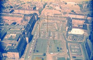 Altmarkt mit Kreuzkirche in Dresden : Blickrichtung Norden