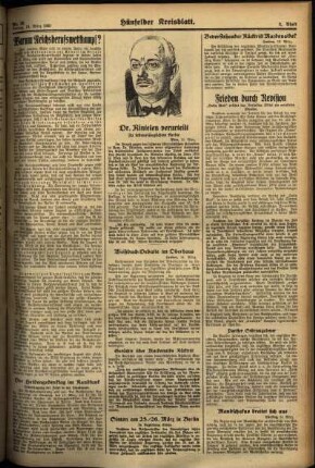 Zweite Ausgabe vom Freitag, den 15. März 1935.