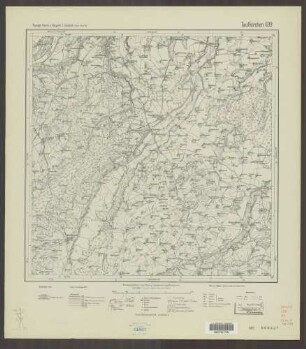 699 Taufkirchen ; Topographische Karte von Bayern 1:25.000 [Positionsblätter]