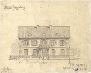 Fischer, Theodor; München, Arcisstr. 20; Haus Jagenberg - Ansicht