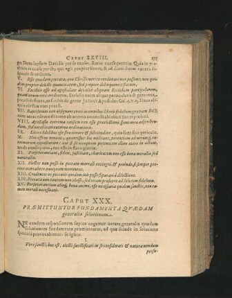 Caput XXX. Praemittuntur Fundamenta Qaedam generalia solutionum.