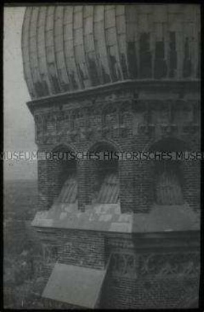 Blick auf den Turm der Frauenkirche in München