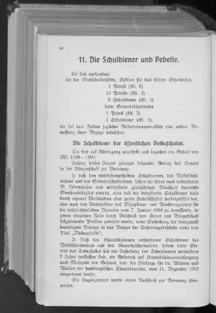 11. Die Schuldiener und Pedelle.