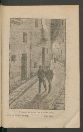 Y después de cruzar tres o cuatro calles... - [Ilustración]