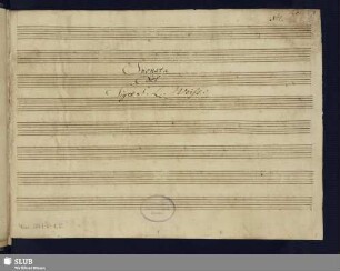 N°1 Suonata del Sigre S.L.Weiss. [Suite c-Moll]