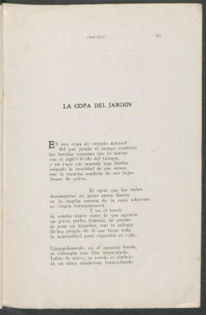 La copa del jardin