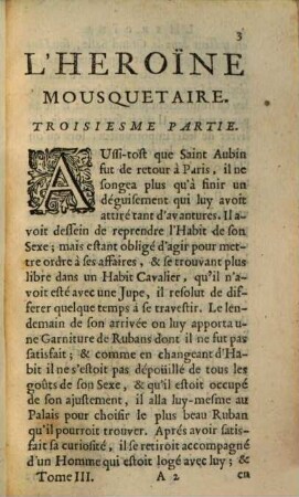 L' Heroine Mousquetaire : Histoire Veritable, 3. Troisieme Partie