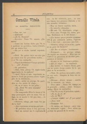 Cornelio Vitela en nuestra redacción