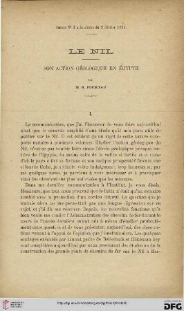 3.Ser. 5.1894: Le Nil : son action géologique en Égypte