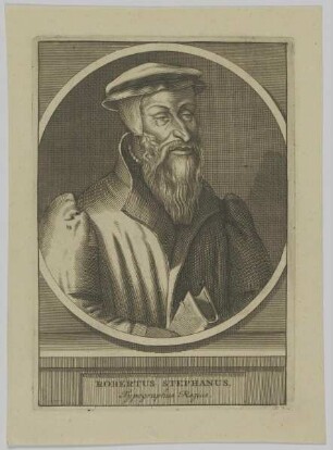Bildnis des Robertus Stephanus