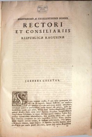 Illyrici Sacri Tomus ..., 6. Ecclesia Ragusina Cum Suffraganeis, Et Ecclesia Rhiziniensis Et Catharensis