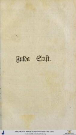 Fulda Stift