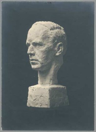 Selbstbildnis, 1925, Gips