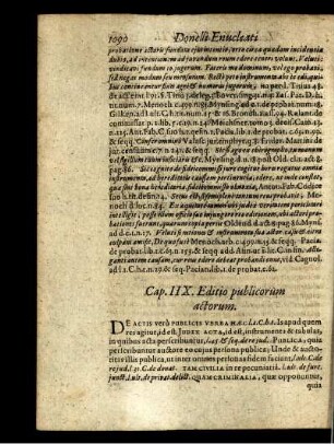 Cap. IIX. Editio publicorum actorum