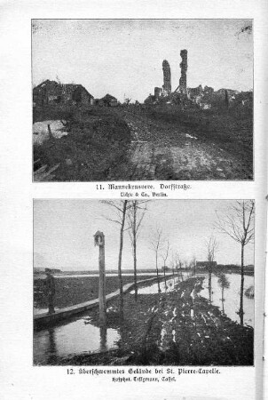 12. Überschwemmtes Gelände bei St. Pierre=Capelle.