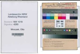 Entnazifizierung Otto Mroczek , geb. 09.06.1889 (Obersteuersekretaer)