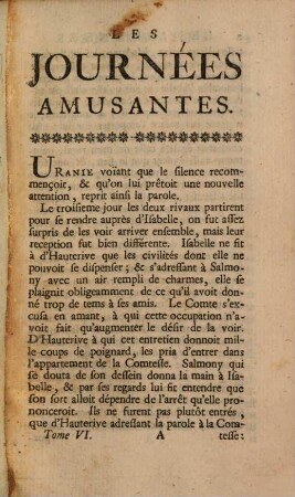 Les Journées Amusantes : Dediées Au Roi, 6