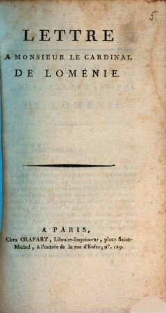 Pensées d'un amateur de la vérité, sur les affaires présentes