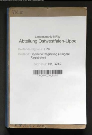 Bau und Betrieb der Kleinbahn Herford - Salzuflen - Exter - Vlotho, Band 3