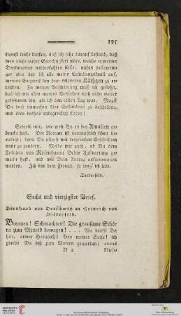 (Sechs und vierzigster Brief - Funfzigster Brief)