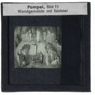 Unbekannt, Wandgemälde mit Isisfeier (Neapel Mus. Arch.)