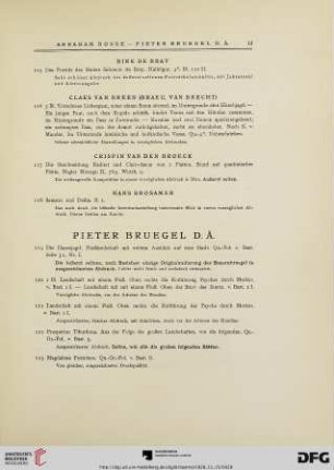 Pieter Breughel d. Ä. (Nr. 119-181)