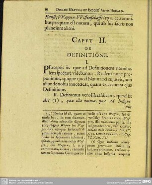 Caput II. De Definitione