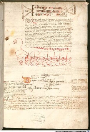 Fastorum libri I-IV cum scholiis - BSB Clm 6716