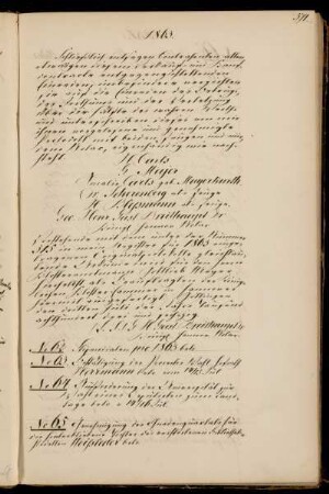 Genehmigung des Gnadenquartals für die Tochter des Bibliothekspedells Weißleder.