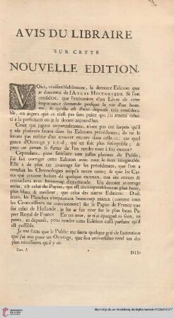 Avis du libraire sur cette nouvelle edition