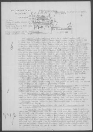 Warmbronn: Inspektionsbericht 1959