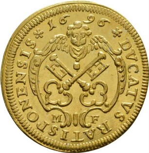 Münze, Dukat, 1696