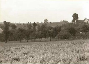 Köllmichen. Vorgeschichtliche Wallanlage. Ansicht von Süden